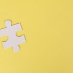 The Secret to Successful Business Networking: How to Build Meaningful Connections Jigsaw Puzzle on Yellow Background