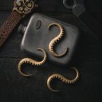 Octopus Tentacle Hooks and a Vintage Flask