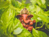 Red Ganesha Figurine