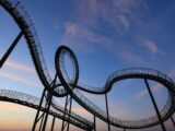 Black and White Roller Coaster