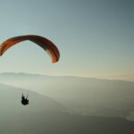 Man Using Parachute