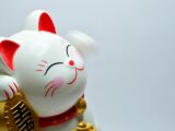 Japanese Lucky Coin Cat